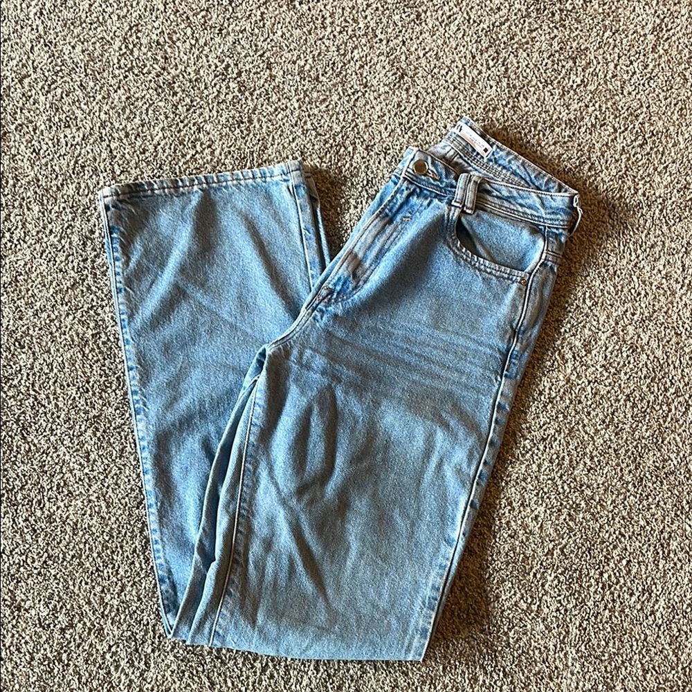 Zara Light Blue Denim Jeans